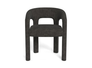 Scaun dining Cole, Gri, 76x58x55 cm - Img 4