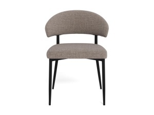 Scaun dining Edina, Gri, 77x56x55 cm - Img 4