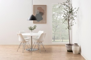 Scaun dining Eris, Alb, 85.5x48.5x54 cm - Img 2