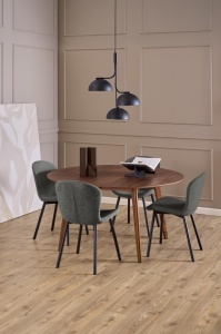 Scaun dining Esra, Gri, 86x50x58 cm - Img 3