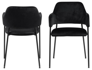 Scaun dining Lima, Negru, 82x54x55 cm - Img 4