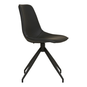 Scaun dining Monaco, Negru, 56x48x86 cm