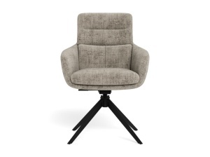 Scaun dining Roger, Gri, 90x62x67 cm - Img 8