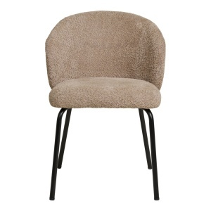 Scaun dining Safira, Bej, 58x56x79 cm - Img 4
