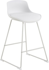 Scaun inalt Tina, Alb, 84x50x49 cm - Img 3
