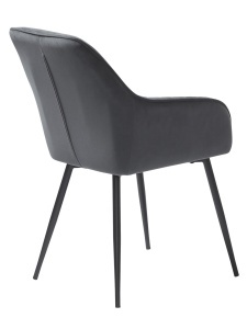 Scaun NOLAN, Gri deschis, 60x84x58 cm - Img 2