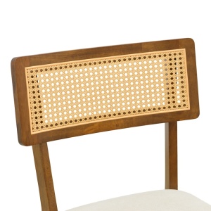 Scaun Raffles, Ecru, 47x48x83.5 cm - Img 6