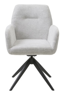 Scaun ROXANA SELECT, Gri deschis, 62x88x58 cm - Img 2
