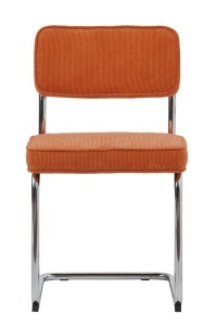 Scaun RUPERT, Portocaliu, 53x84x50 cm - Img 2