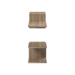 Set 2 bucati Raft de perete, Sumpa, Stejar, 20x65x18 cm - Img 4