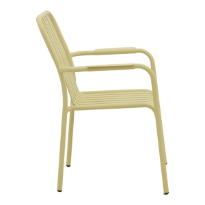Set 5 masa si scaune gradina, Heven Vista, Champagne, 70x120x72 cm - Img 6