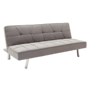 Set mobilier studenti canapea si masuta de cafea, 2 buc, Glide, Gri, 175x83x74 cm - Img 3