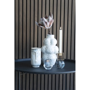 Vaza decorativa, Albastru, 9x9x17 cm - Img 2