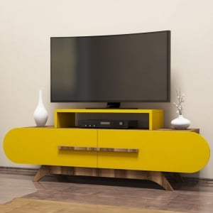 Έπιπλο TV Rose-Walnut, Yellow