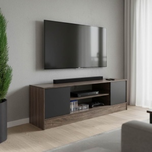 Έπιπλο TV Sasa Καφέ 120x35x41.5 cm