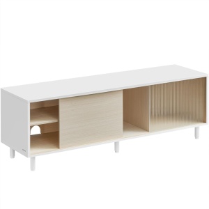 Έπιπλο TV Vasagle Λευκό 140x39x45 cm