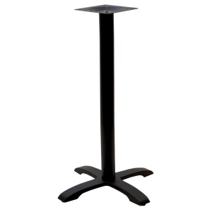 Βάση για επιφάνεια τραπεζιού Poise μεσαίο ύψος χυτοσίδηρος μαύρο τέσσερα πόδια 62x62x94 cm