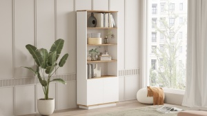 Βιβλιοθήκη FR16 Pine, 75x168.3x26.8 cm - Img 3