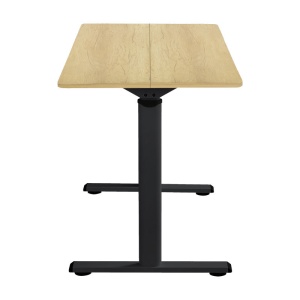 Γραφείο ρυθμιζόμενο καθ’ ύψος Karla sonoma - μαύρο 120x60x72/115 cm - Img 2