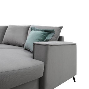 Γωνιακός Καναπές Pako Word Fabulos Γκρι 240 x 165 x 95 cm - Img 5