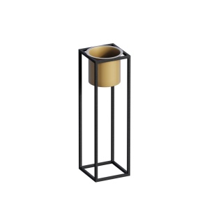 Διακοσμητική Γλάστρα GED023A Χρυσό 15x50x15 cm - Img 4