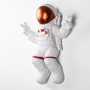 Διακοσμητικό Τοίχου Yak-001 Astronaut, Κεραμιδί, 35x47x10 cm - Img 8