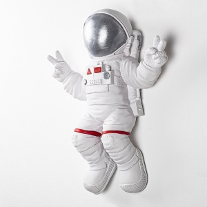 Διακοσμητικό Τοίχου Yak-001 Astronaut, Λευκό, 35x47x10 cm - Img 8