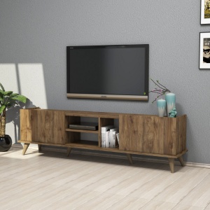 Έπιπλο TV Elegante1310 Walnut - Img 2
