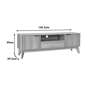 Έπιπλο TV Hamea Φυσικό 145x39.5x49 cm - Img 6