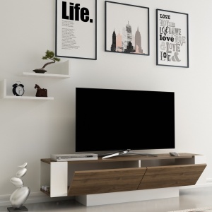 Έπιπλο TV Matera Καρυδί 150x41.6x31.5 cm - Img 2