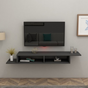 Έπιπλο TV Muson Ανθρακί 120x29.6x18.2 cm - Img 2