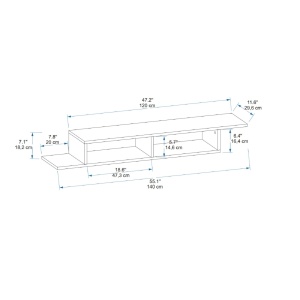 Έπιπλο TV Muson Pin 120x29.6x18.2 cm - Img 6