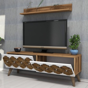 Έπιπλο TV Nisan-Walnut - Img 2