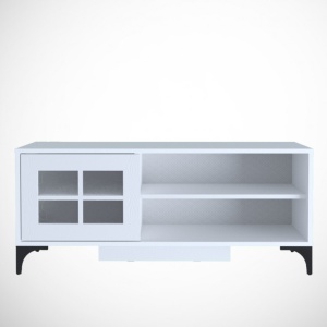 Έπιπλο TV Revival 125Lk-Λευκό - Img 4