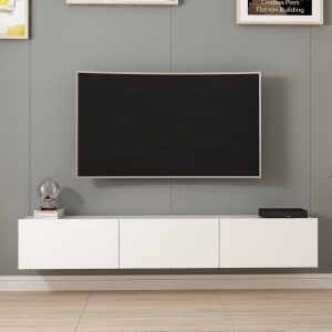 Έπιπλο TV Rigel Λευκό 180x30x32 cm - Img 5