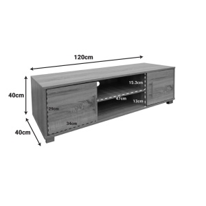 Έπιπλο TV Serank Sonoma 120x40x40 cm - Img 5