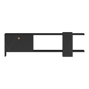 Έπιπλο TV Standi Μαύρο 120x25x36.8 cm - Img 3