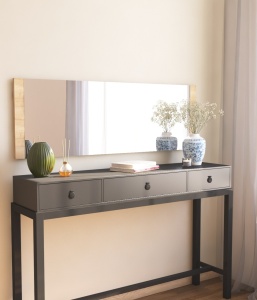 Επιτοίχιος καθρέφτης Azus Natural 40x120x2.2 cm - Img 4