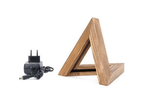 Επιτραπέζιο φωτιστικό KN02 Καφέ 22x22x21 cm - Img 4
