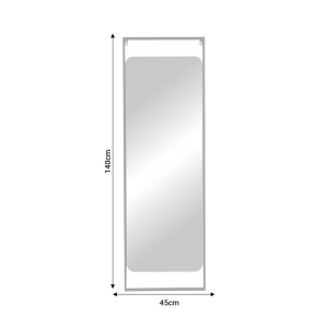 Καθρέφτης Piza Pako World Μαύρο 45x2x140 cm - Img 2