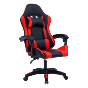 Καρέκλα gaming William τεχνητό δέρμα μαύρο - κόκκινο