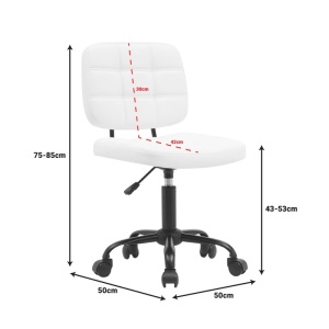 Καρέκλα γραφείου Sedia Pako World Λευκό 50x50x75.85 cm - Img 8