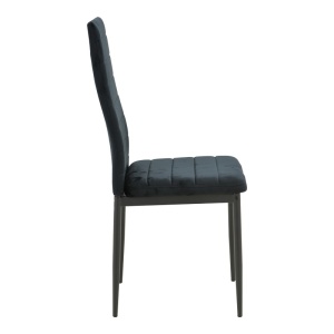 Καρέκλα Parker Μαύρο 39.5x48x95 cm - Img 3