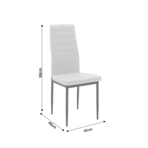 Καρέκλα Parker Pako World Cappuccino 42x48x98 cm - Img 7