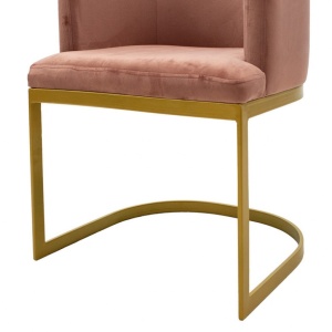 Καρέκλα Viv Dry Rose - Gold - Img 7