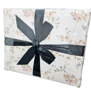 Κλινοσκεπάσματα με Λάστιχο 180x200 Κρεπ Flowers V12 6 Τεμάχια (Finet)