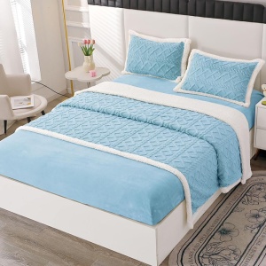 Κλινοσκεπάσματα με Λάστιχο 180x200 Comfy V1 Bleu (Cocolino)