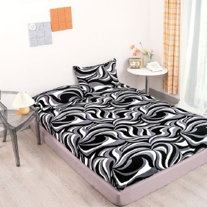 Κλινοσκεπάσματα με Λάστιχο 180x200 Black Illusion (Cocolino) - Img 3