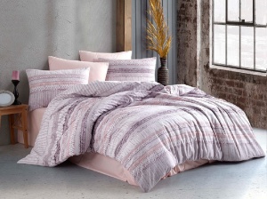 Κλινοσκεπάσματα Knit Λιλά (Βαμβάκι 100%)