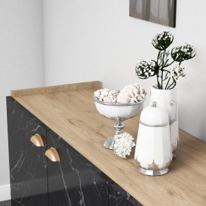 Κονσόλα Sumer H3030 Oak-Marble - Img 4